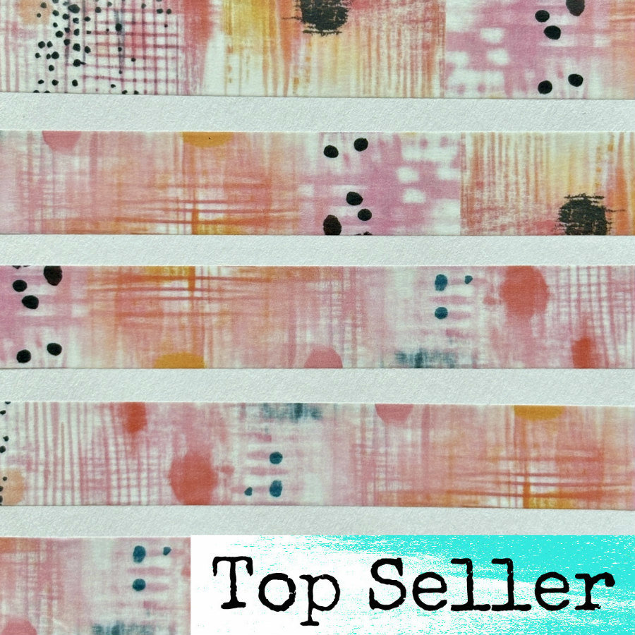 RESTOCKED: Collage Soup Washi Tape: Grid + Glow