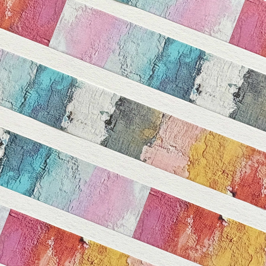 Collage Soup Washi Tape: Painted Layers