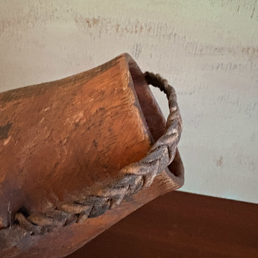 SOLD: East African Wooden Container 