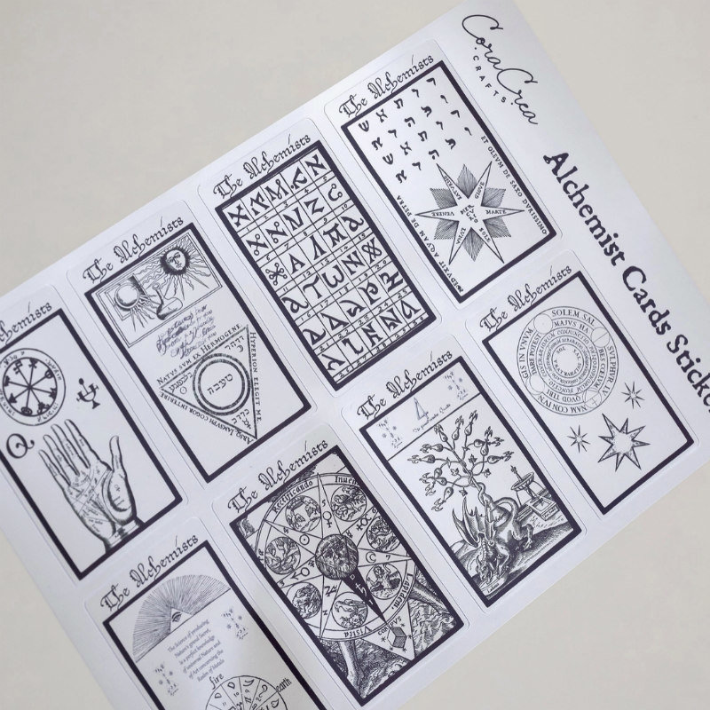 CoraCreaCrafts Alchemist Cards Stickers