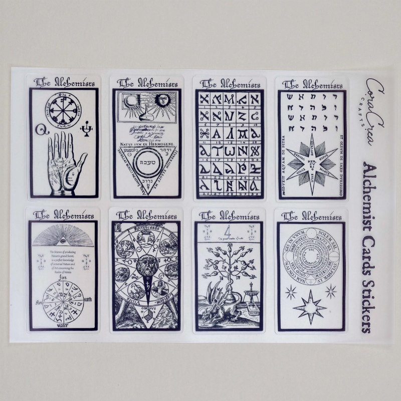 CoraCreaCrafts Alchemist Cards Stickers