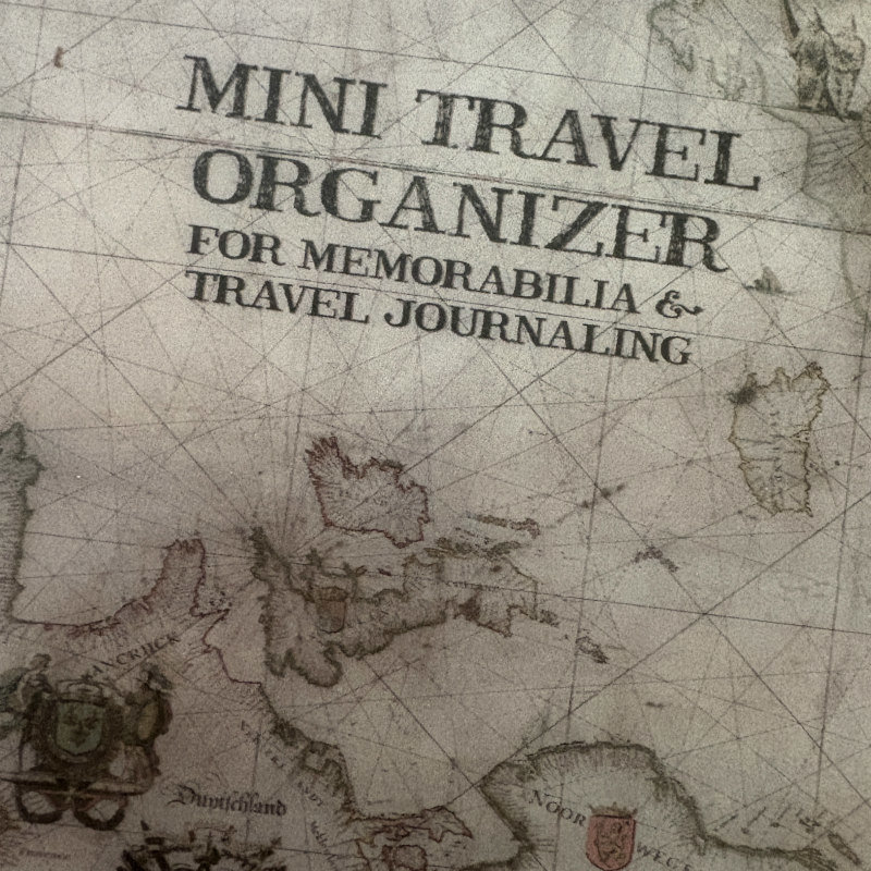 Ephemera Travel Organizer: Small