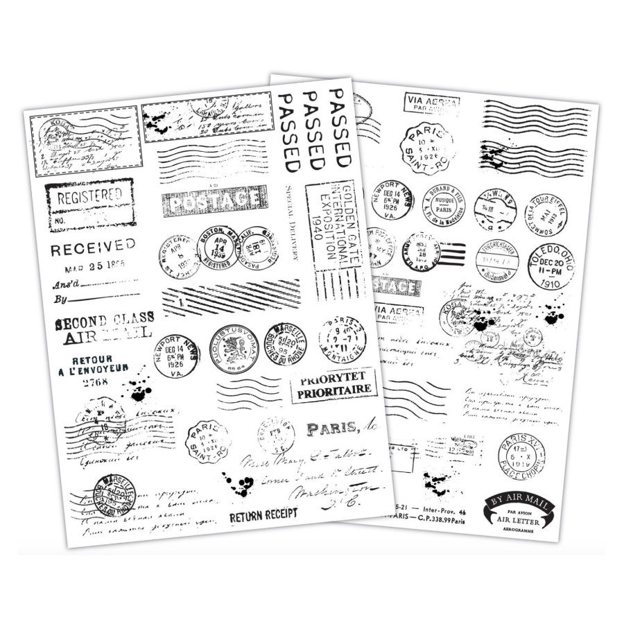 Craft Consortium Rub-On Set: The Collector