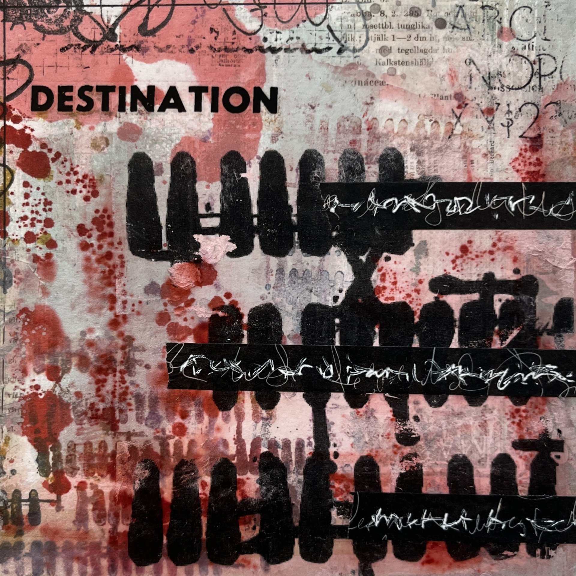 Destination: Original Mixed Media Art