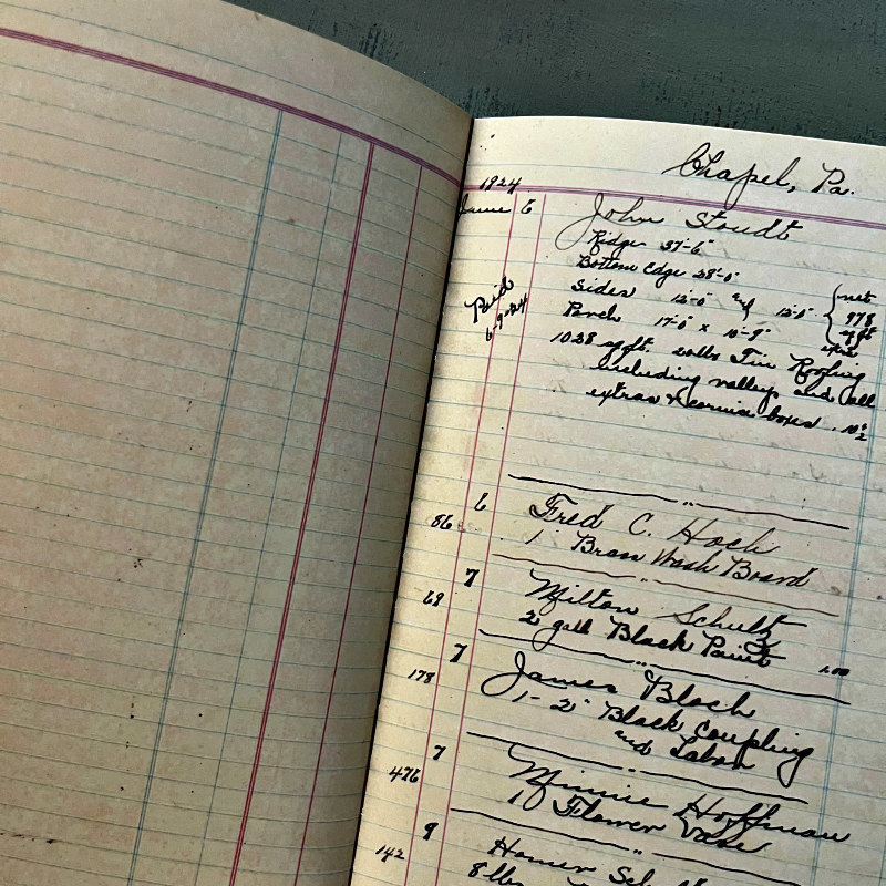 Dina Wakley Reproduction Ledger Journal