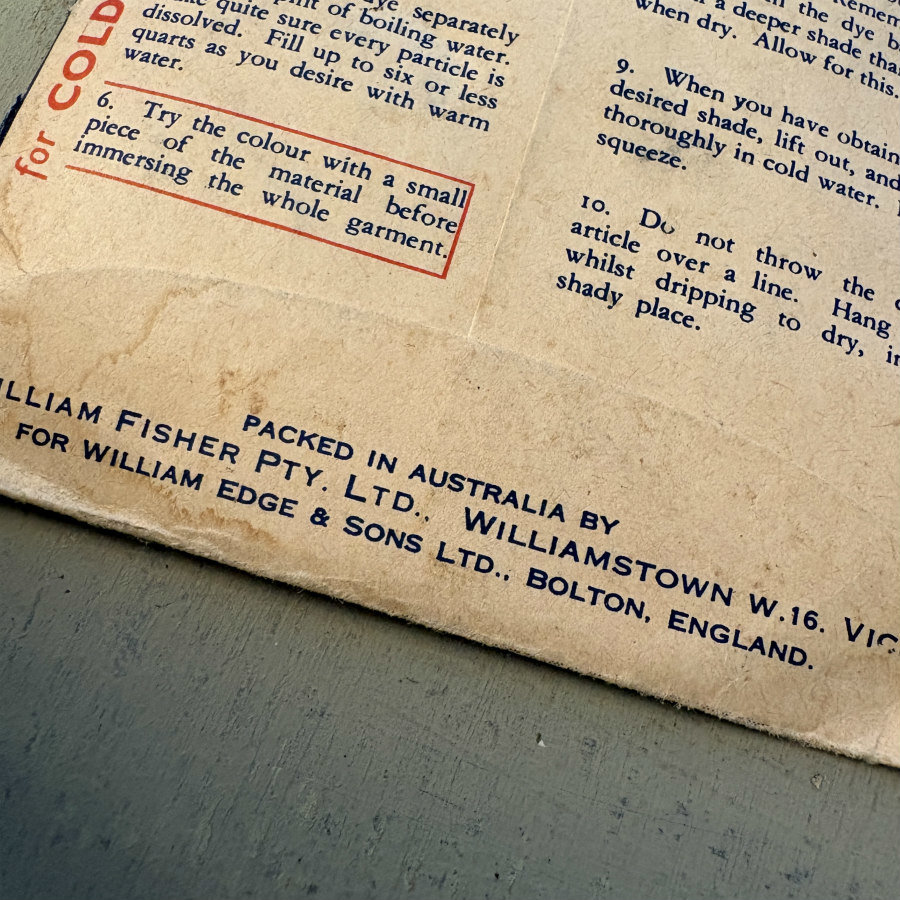 Vintage Dolly Dye: Black