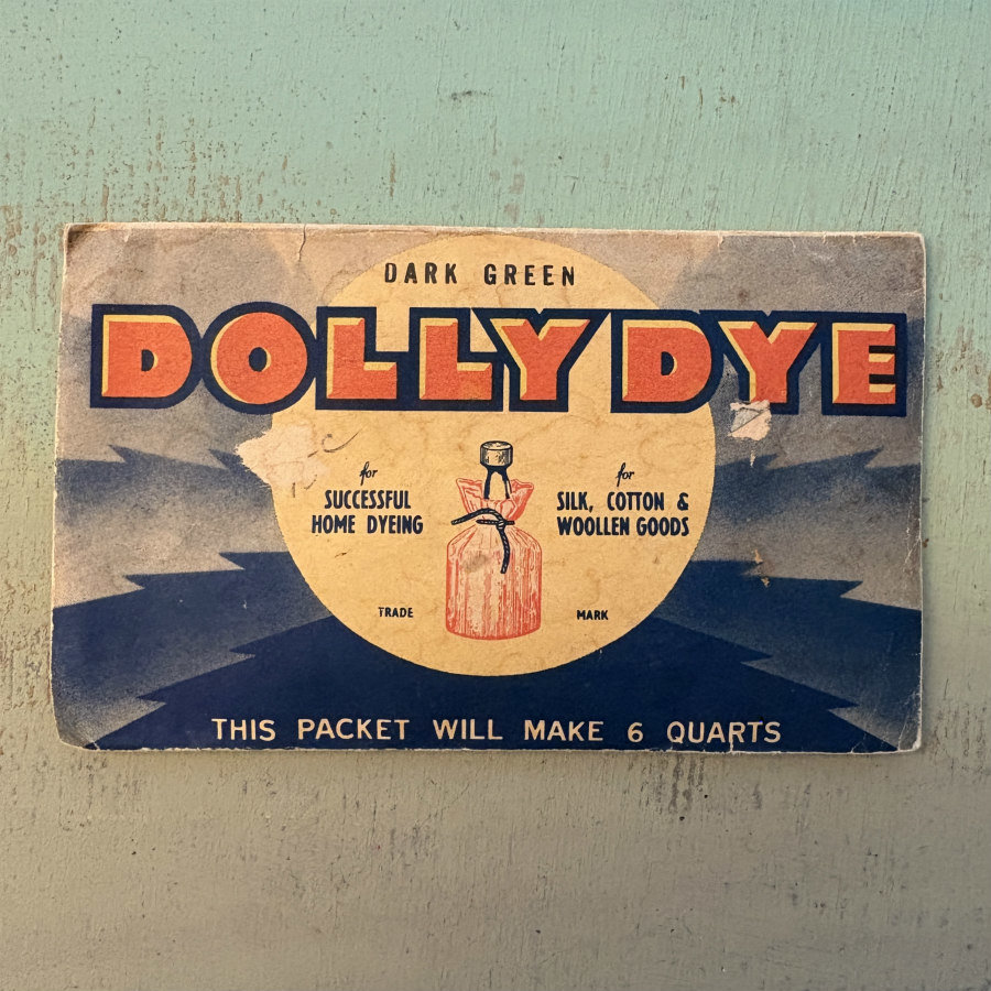 Vintage Dolly Dye: Dark Green