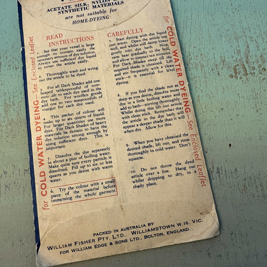 Vintage Dolly Dye: Dark Green