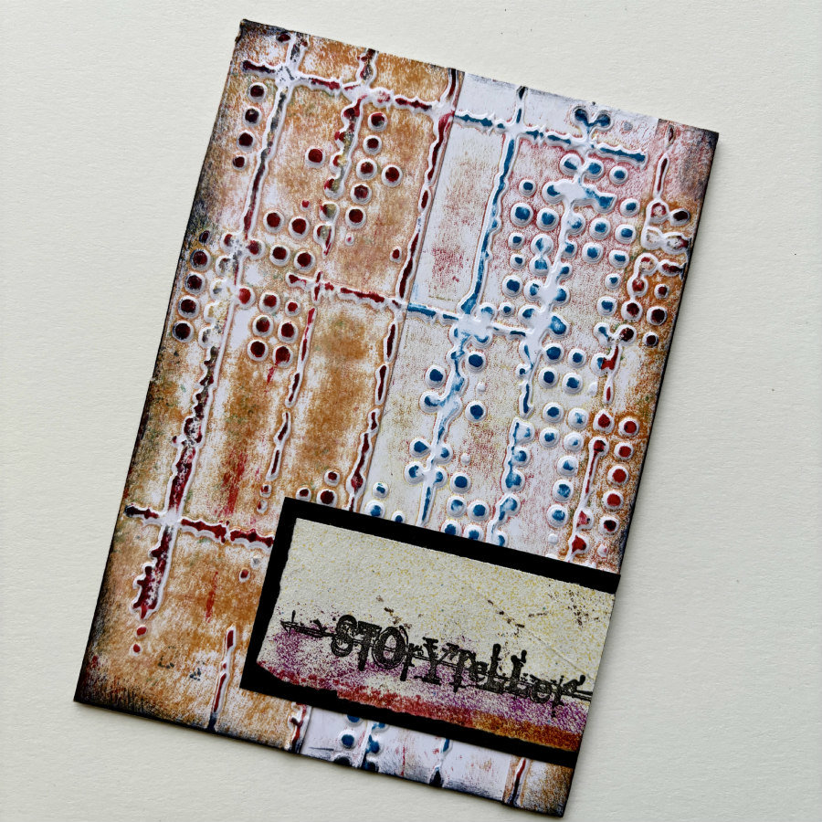 Sizzix Multi-Level Embossing Folder: Dot Matrix