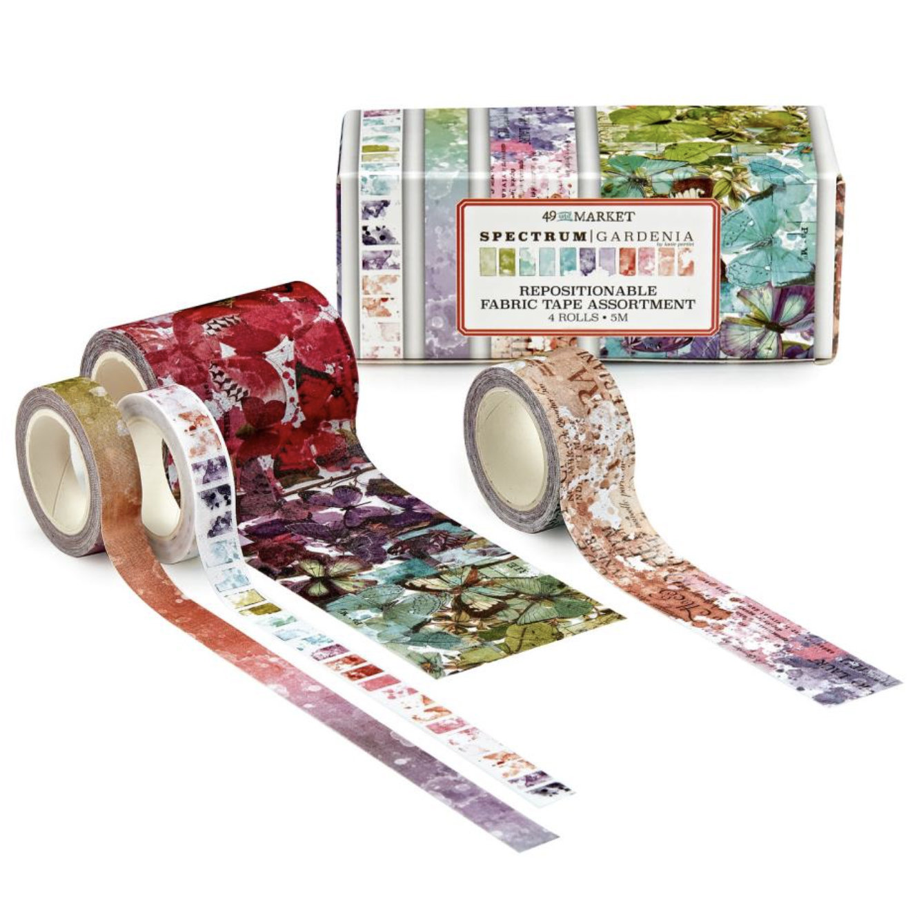 49 and Market Spectrum Gardenia Fabric Tape: Assortment