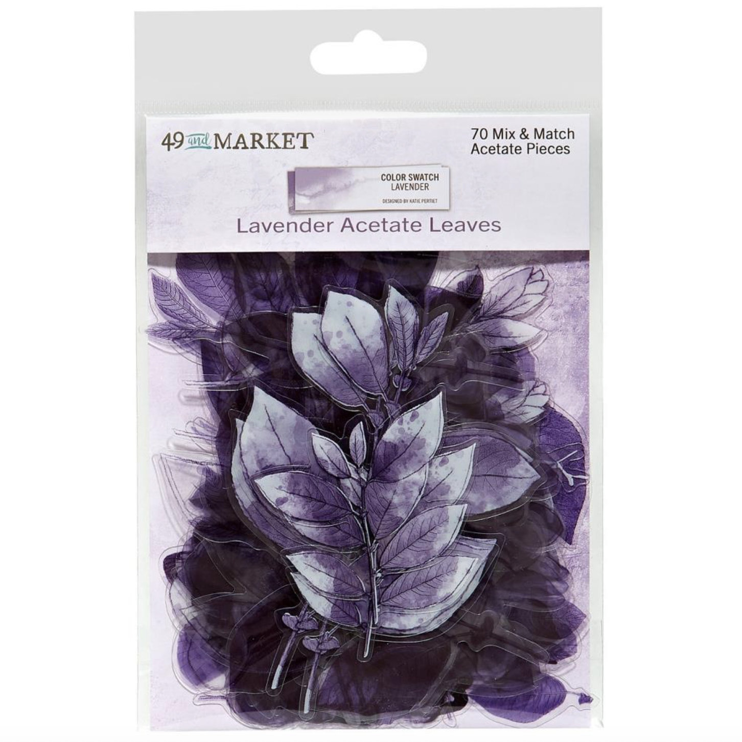 49 and Market Acetate Leaves: Lavender