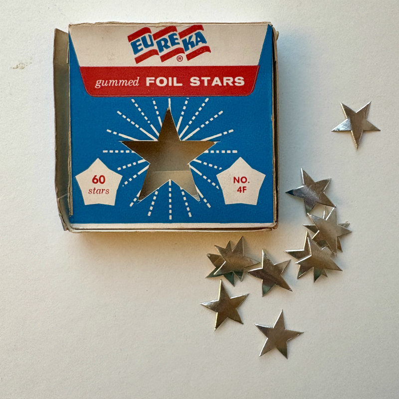 Vintage 1950s Office Supplies: Eureka Stars