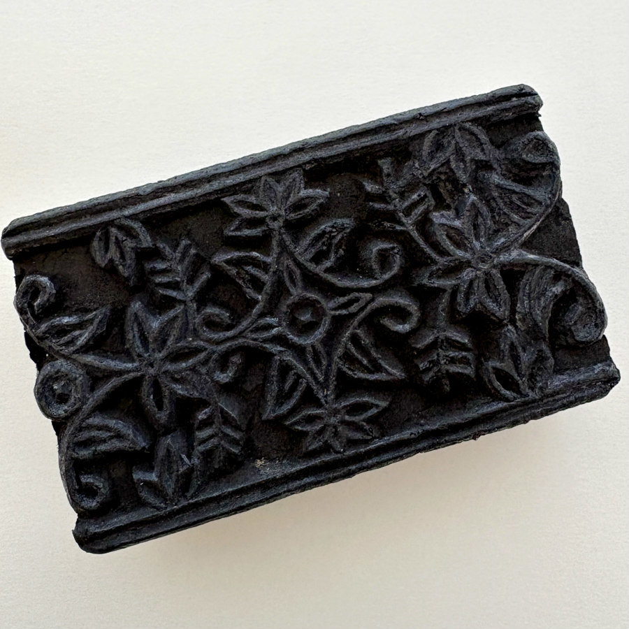 SOLD: Vintage Print Block: Medium #1