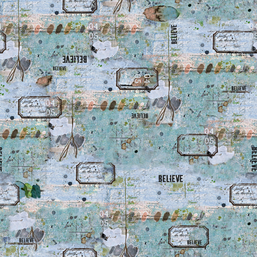 FreeSpirit One Layer Away Fabric 1/2 Yard: Believe