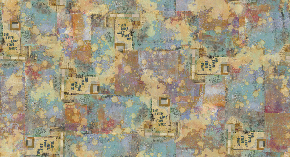 FreeSpirit One Layer Away Fabric ½ Yard+: From Magic