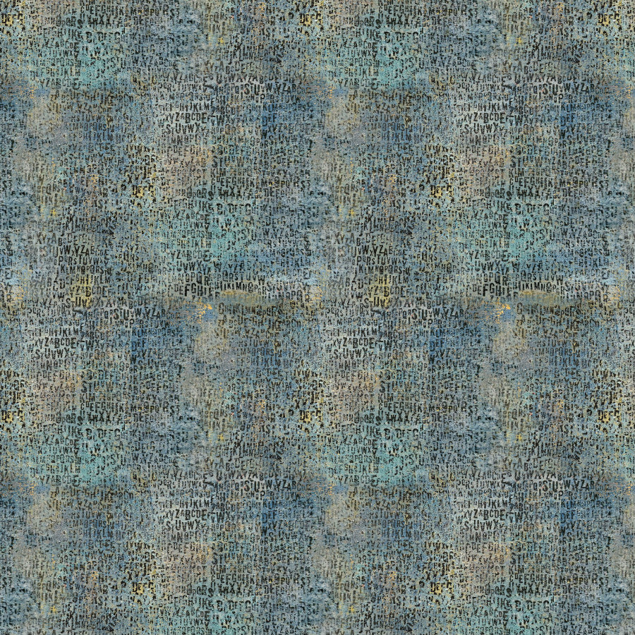 FreeSpirit One Layer Away Fabric ½ Yard+: Lots of Letters
