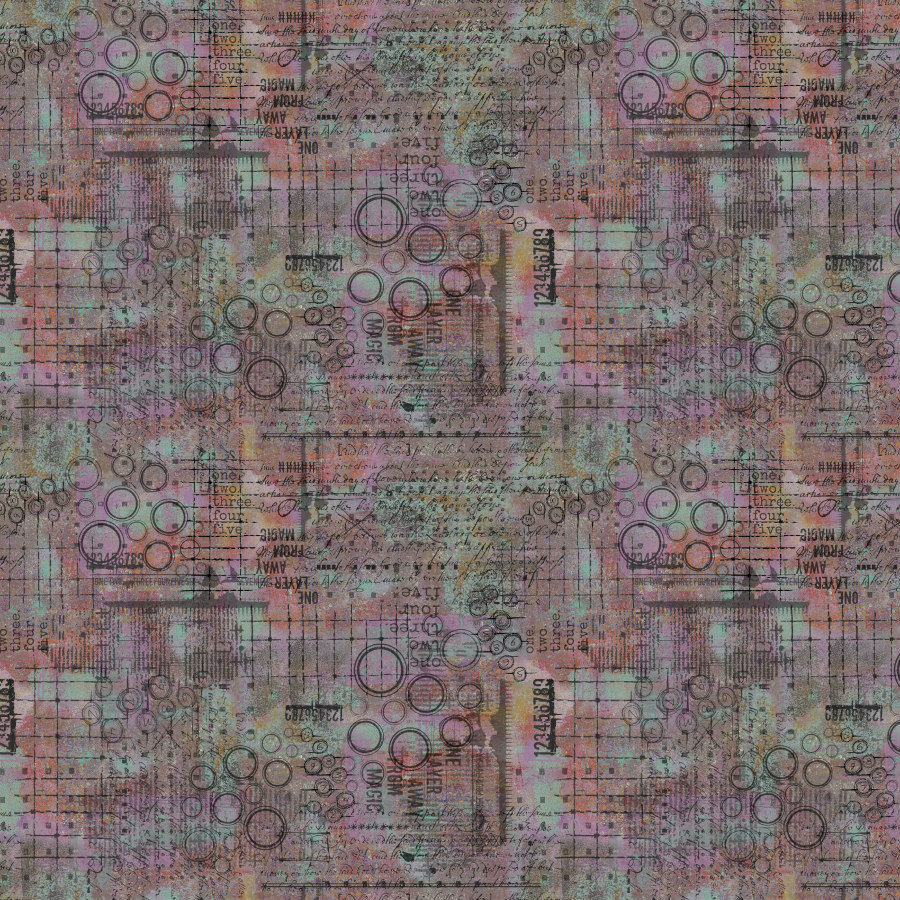 FreeSpirit One Layer Away Fabric ½ Yard+: Overlay