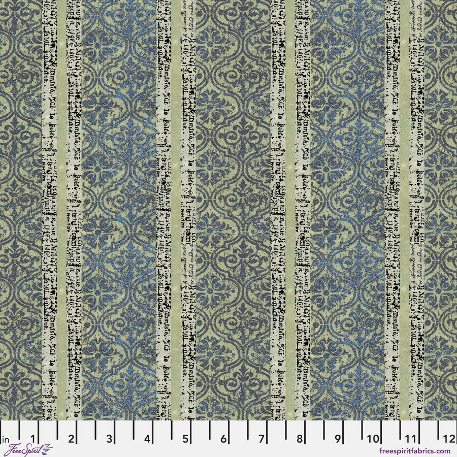 FreeSpirit One Layer Away Fabric ½ Yard+: Text Tile