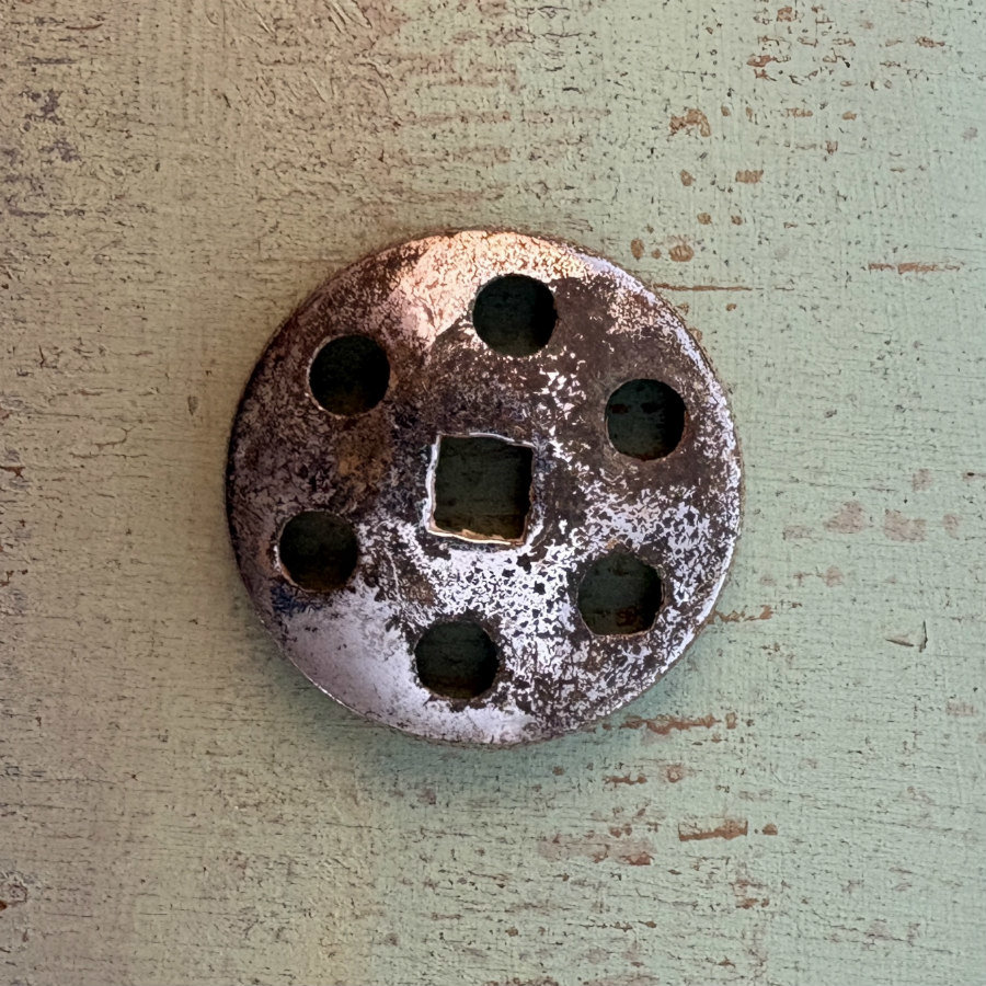 Silver Faucet Handle