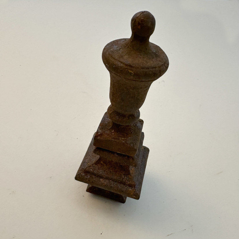 Vintage Rustic Finial Duo