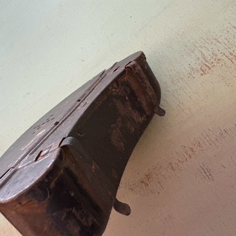 SOLD: Large Metal Fishing Box