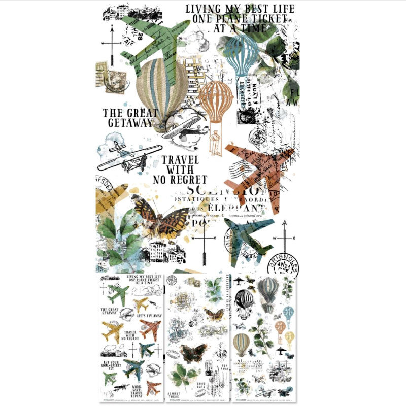 49 and Market Rub-On Set: Wherever Fly