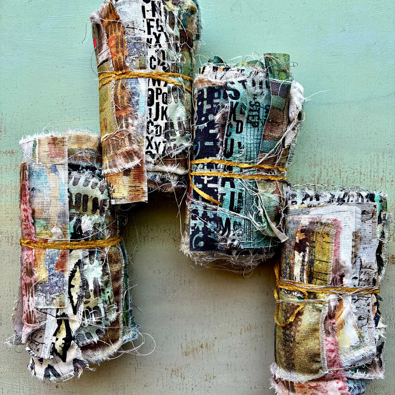 FreeSpirit Fabric On Your Mark Collection: Ripped Strip Roll