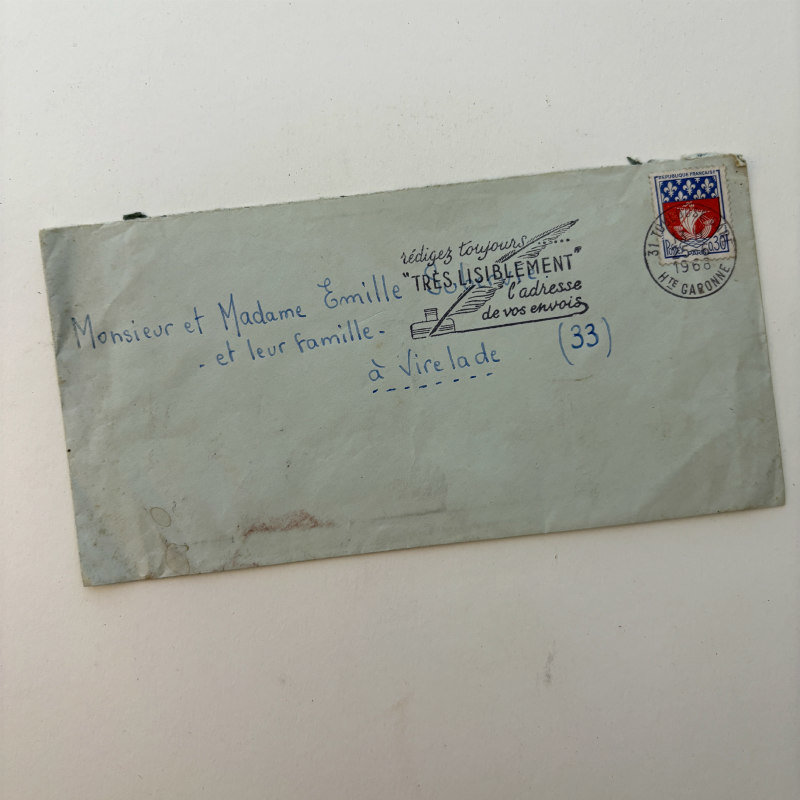 SOLD OUT: Vintage French Envelope 1