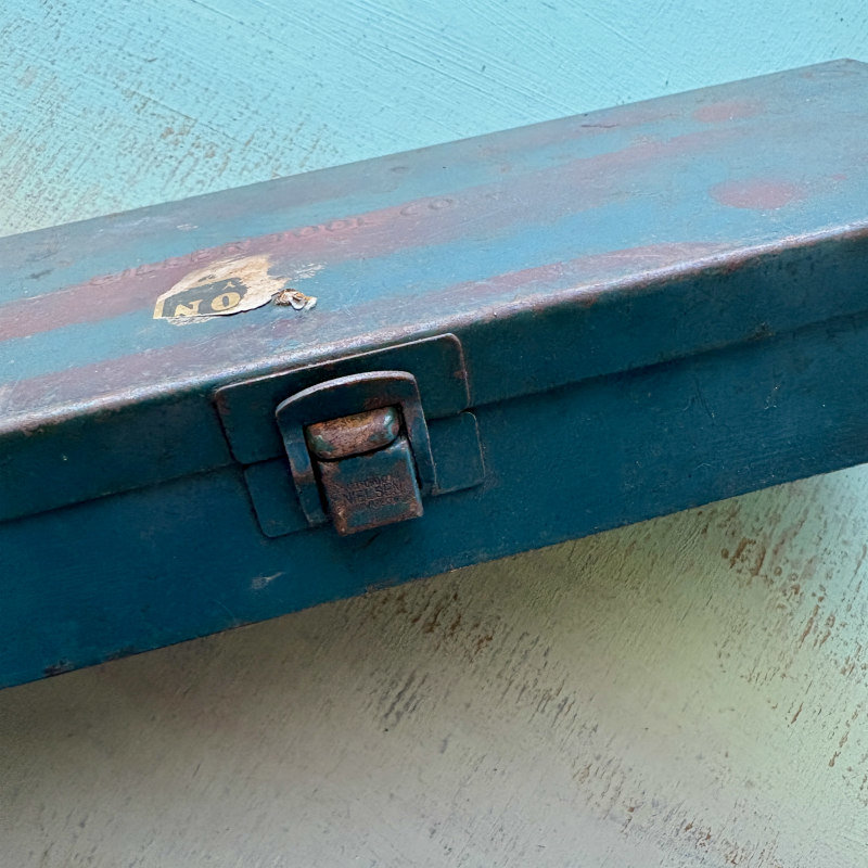 SOLD: Vintage Metal Tool Box