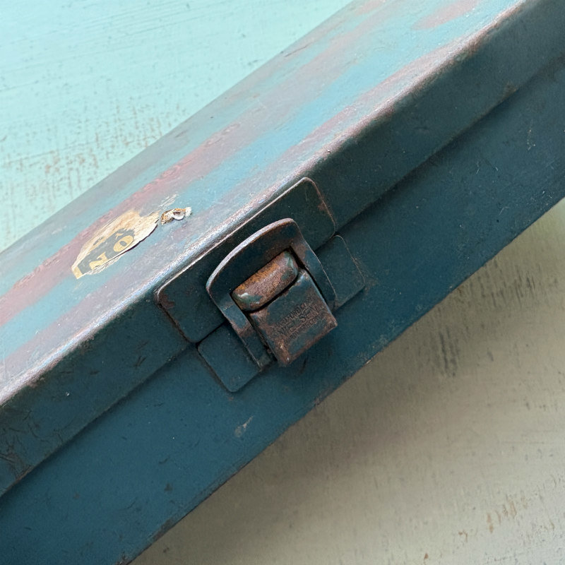 SOLD: Vintage Metal Tool Box