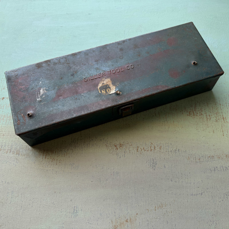 SOLD: Vintage Metal Tool Box