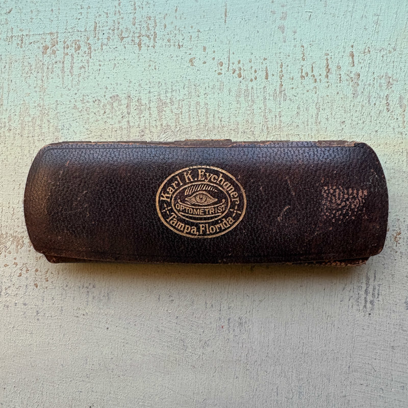 Vintage Pince-Nez Spectacles in Case