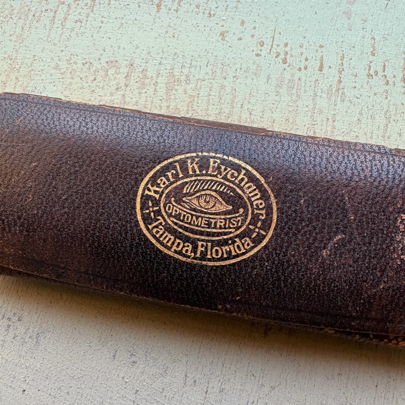 Vintage Pince-Nez Spectacles in Case