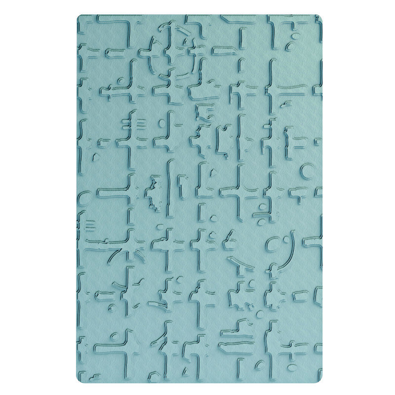 Sizzix Multi-Level Embossing Folder: Grid Graph