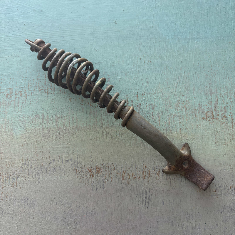 SOLD: Vintage Handle with Looped Metal.