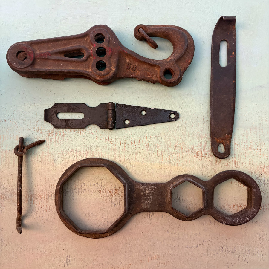 SOLD: Vintage Metal Hardware Assemblage Bundle #1