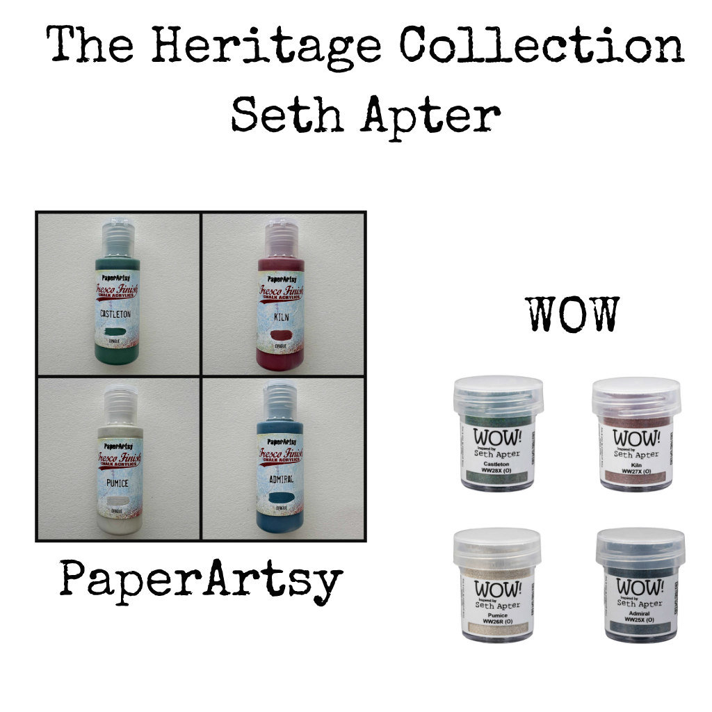 PaperArtsy Paint + WOW Embossing Powder Collection: Heritage