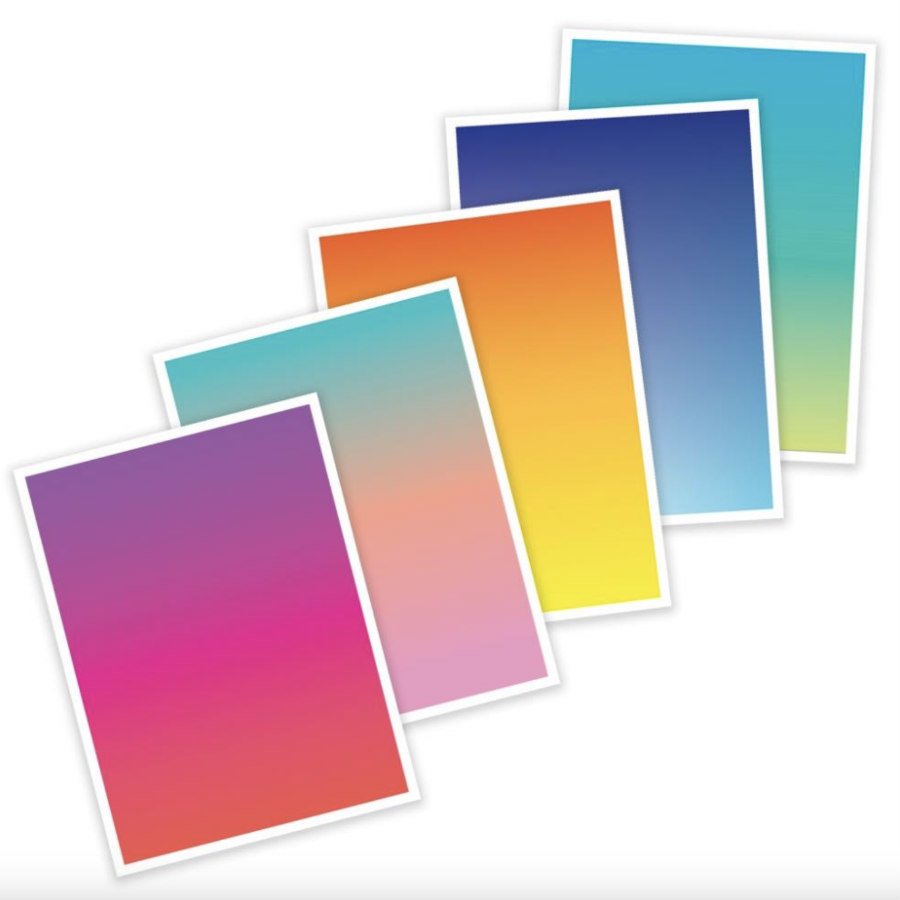 Hero Arts Rub-Ons: Floral Rainbow