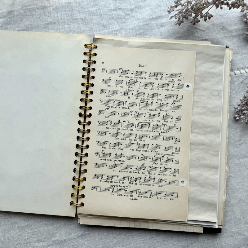 Vintage Mixed Media Journal