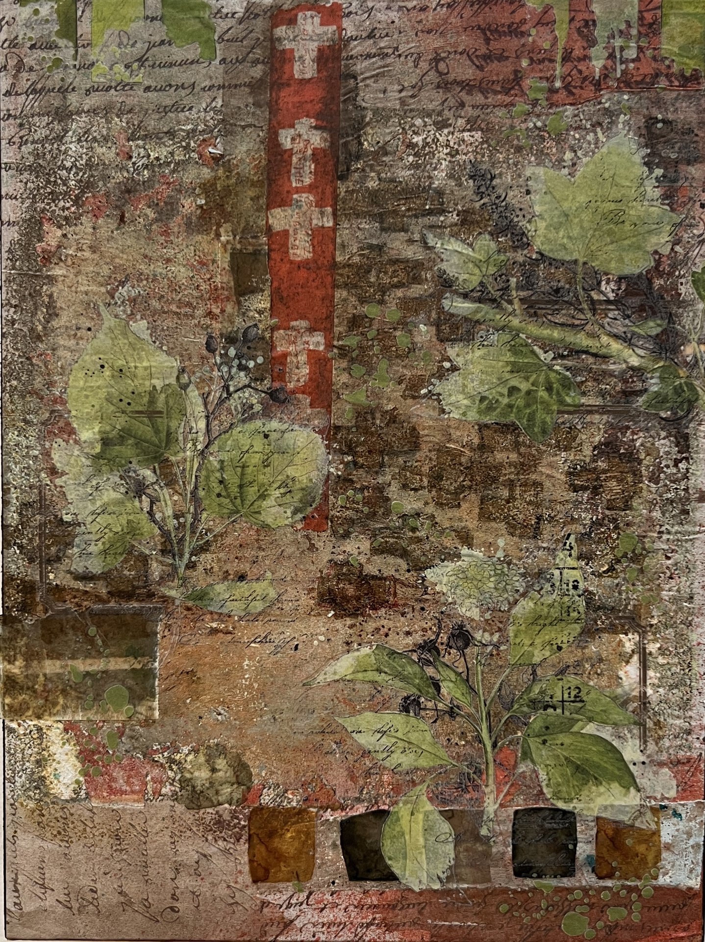 Forest Floor: Original Mixed Media Art