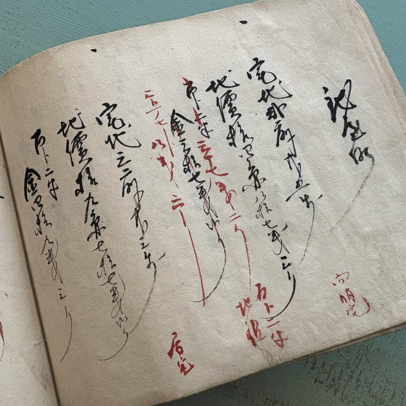 SOLD: Antique Japanese Ledger Book 2