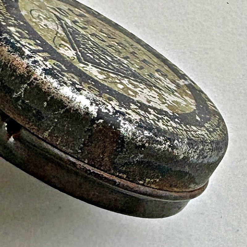 SOLD: Vintage Round Tin: Jewelers Supplies