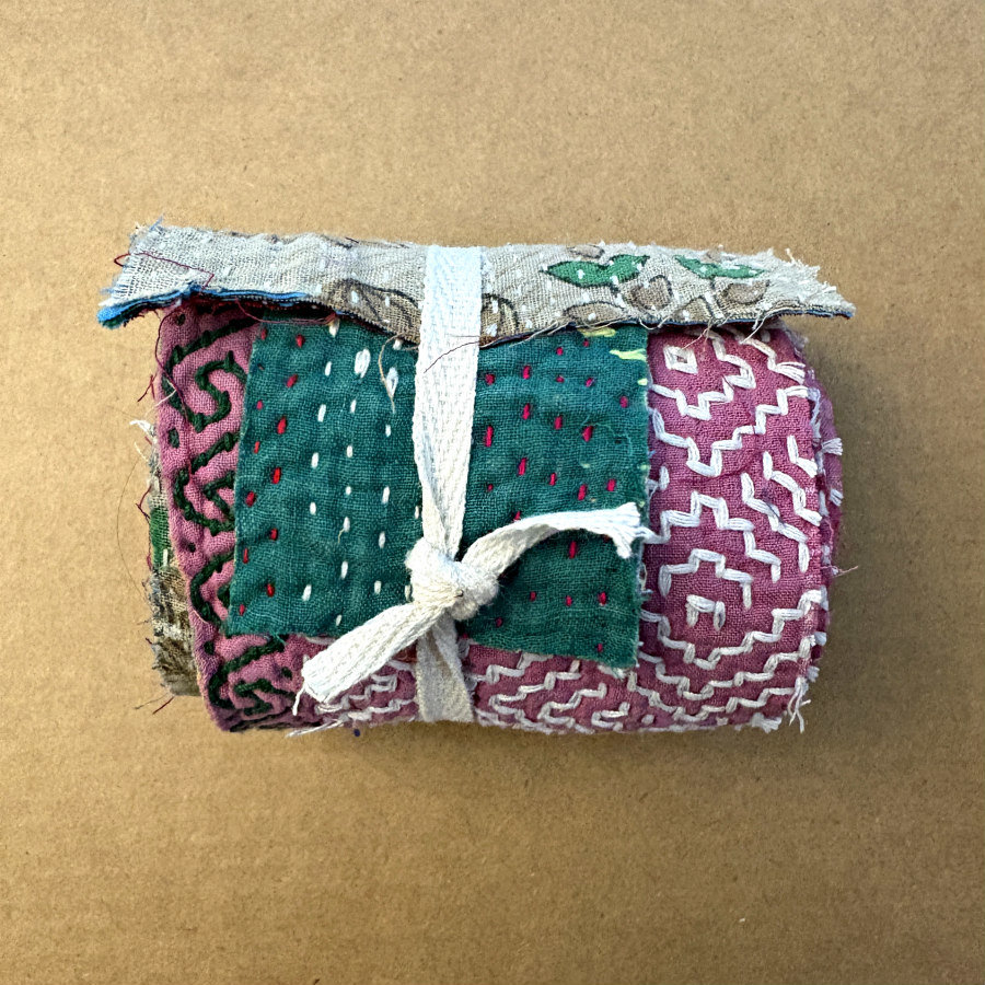 Kantha Stitch Scrap Roll