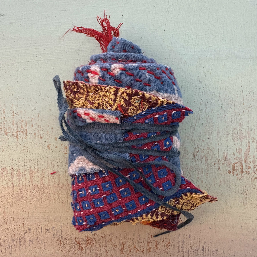Kantha Stitch Scrap Rolls