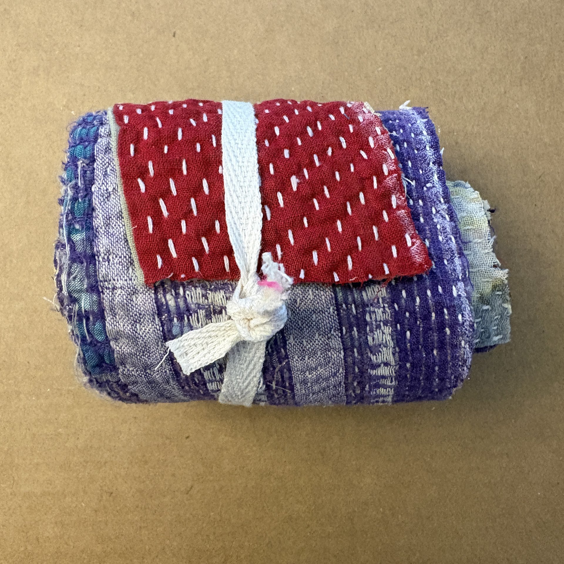 Kantha Stitch Scrap Roll