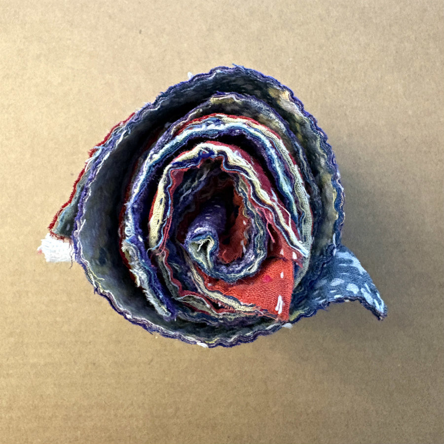 Kantha Stitch Scrap Roll
