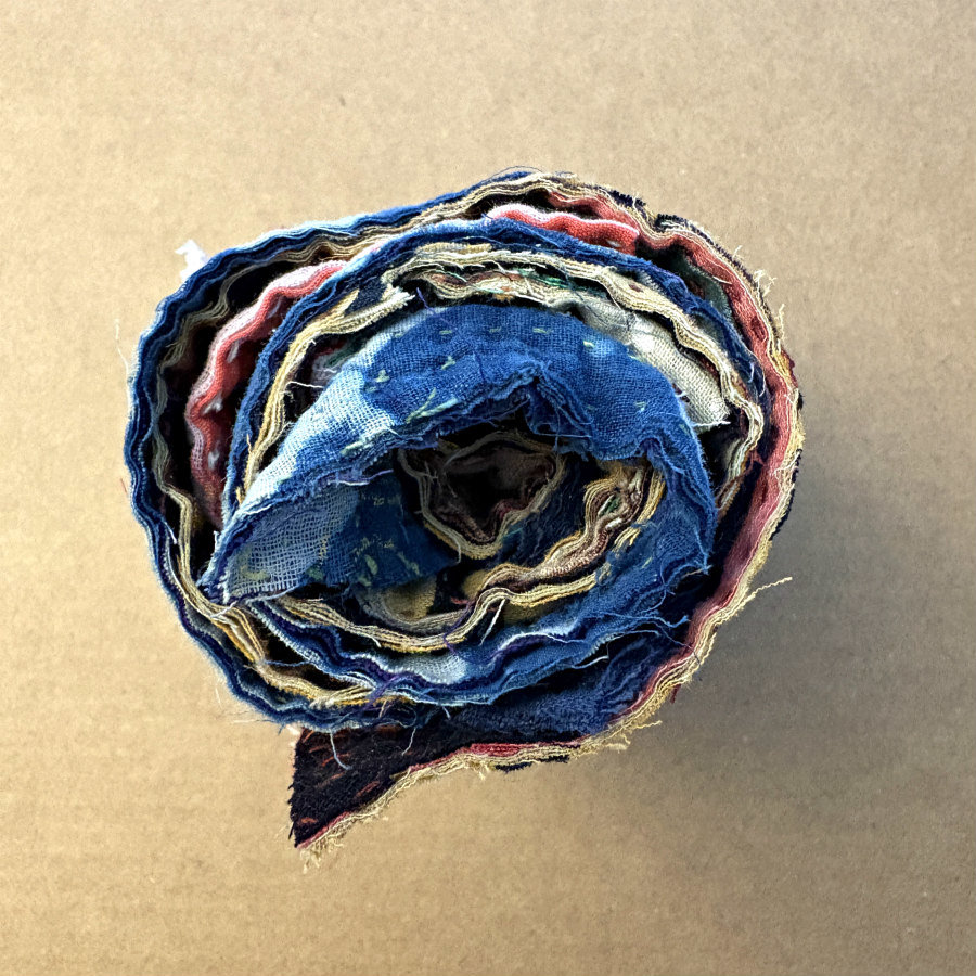 Kantha Stitch Scrap Roll