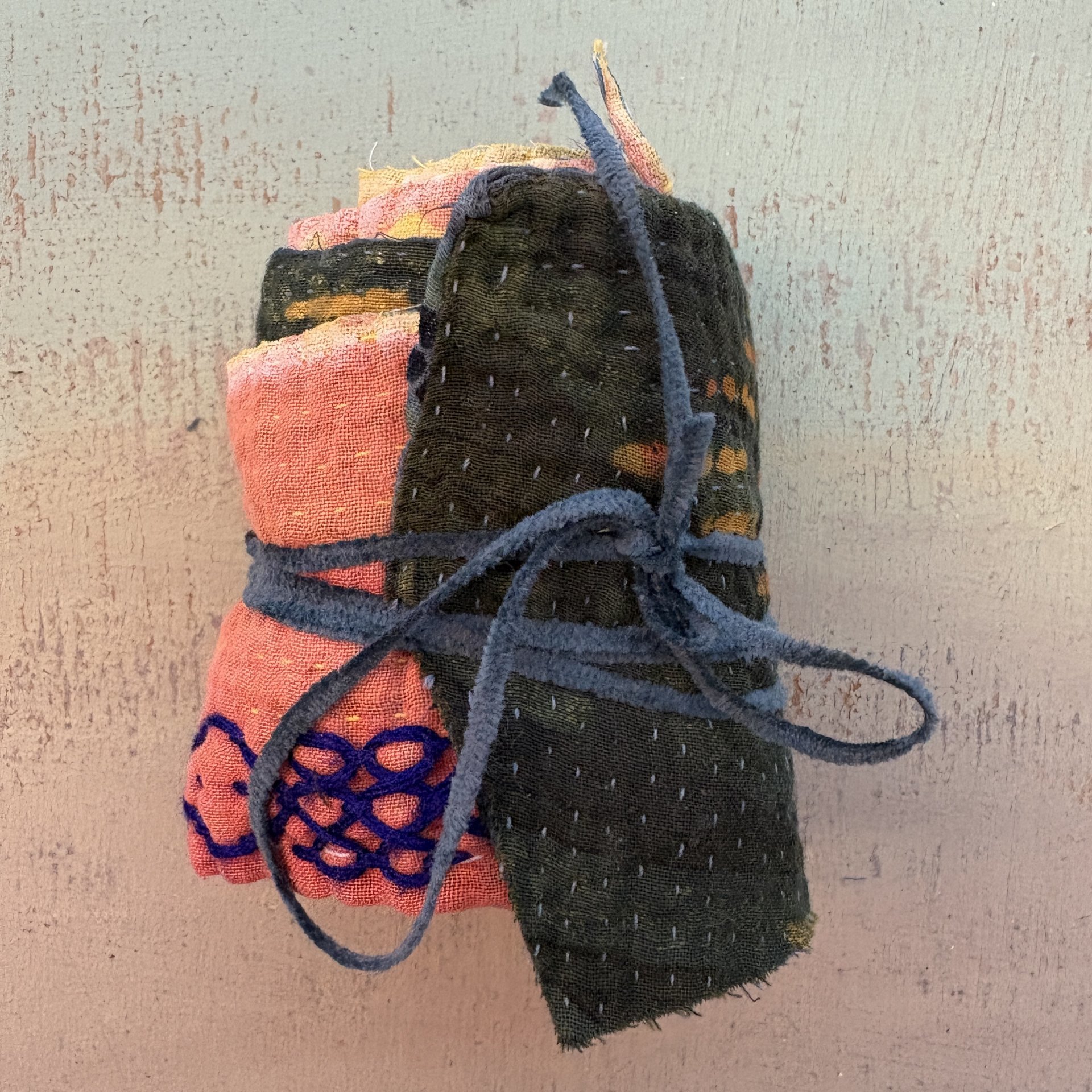 Kantha Stitch Scrap Rolls