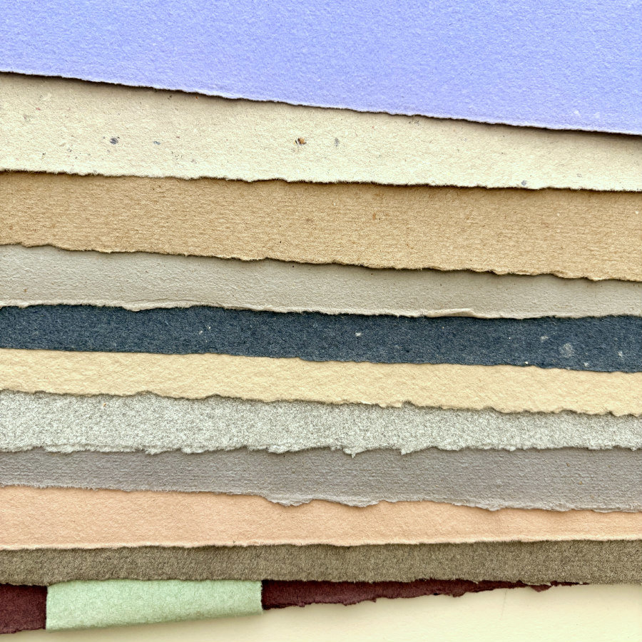 SOLD OUT: French Handmade LARGE Paper: 10 Mixed Colors