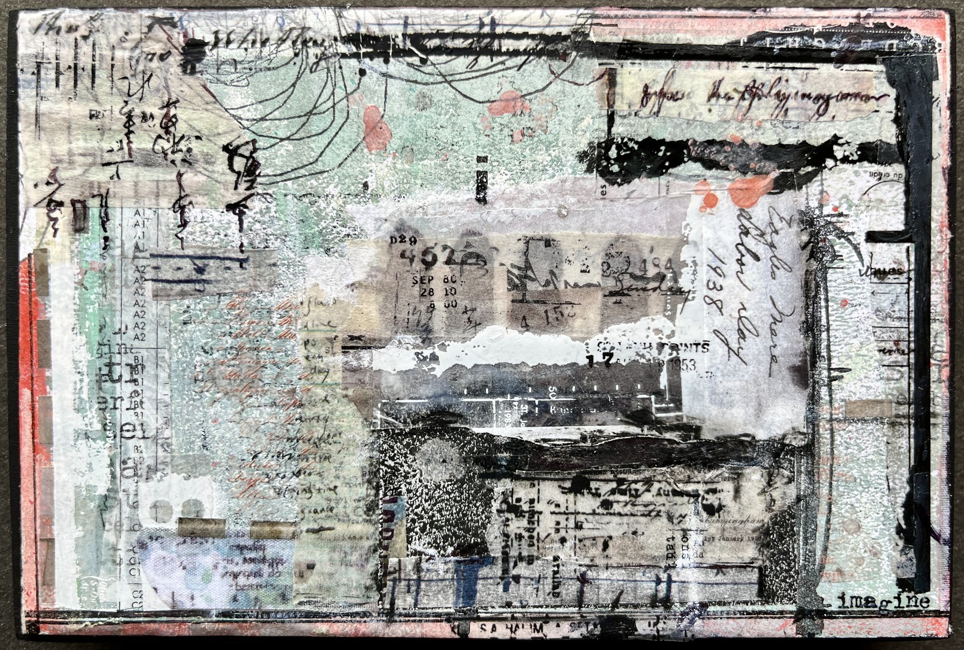 Labor Day 1938: Original Mixed Media Art